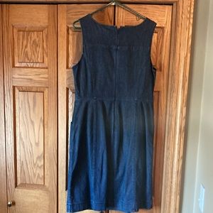 Boden Navy Sleeveless Midi Dress